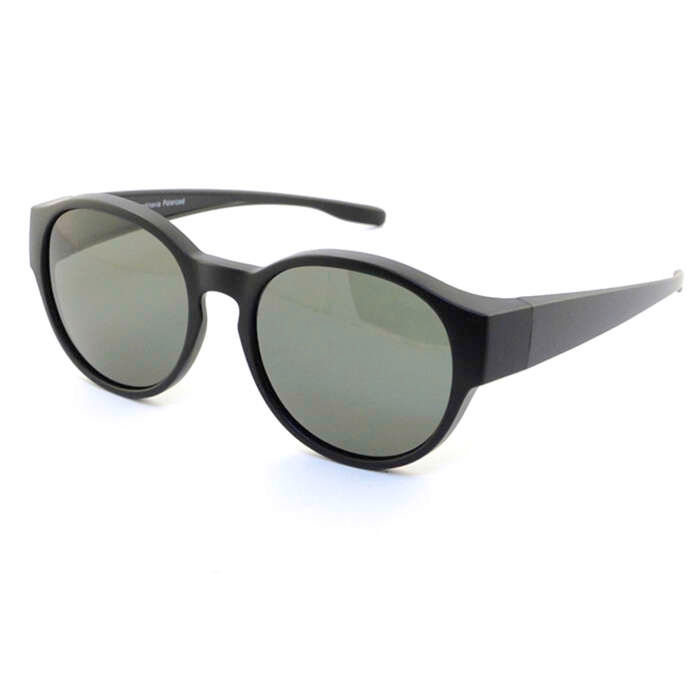 NPS 106 Solbrille (Form: Rund - Farve: Sort)
