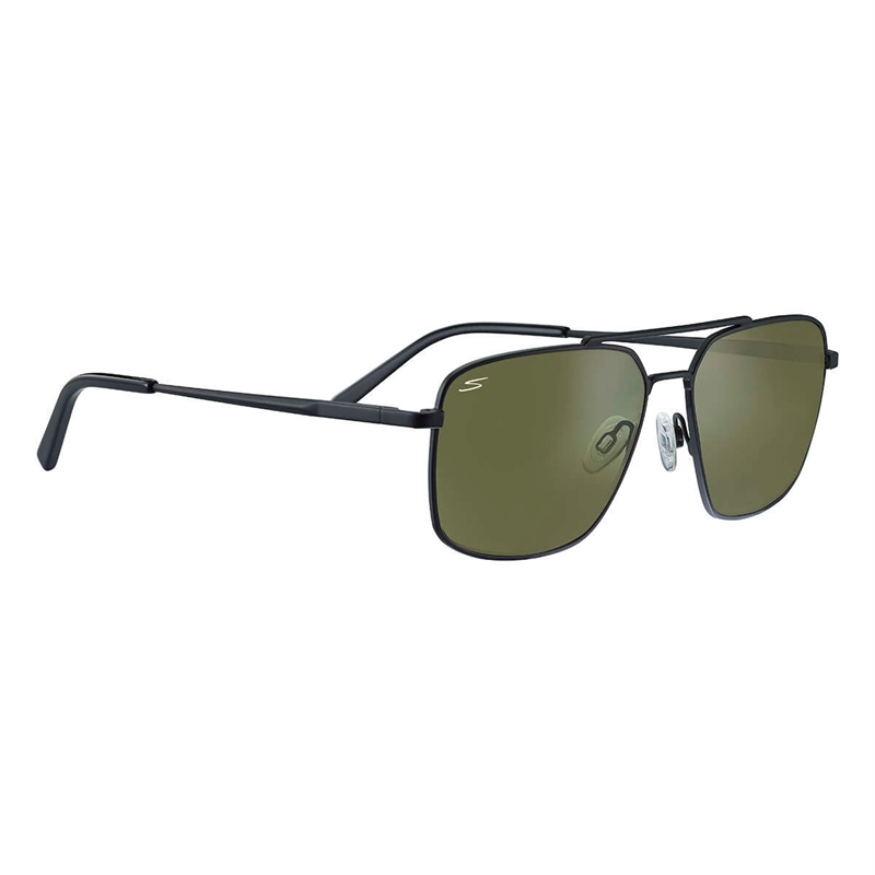 Serengeti AITKIN Solbrille (Form: Firkantet - Farve: Sort)