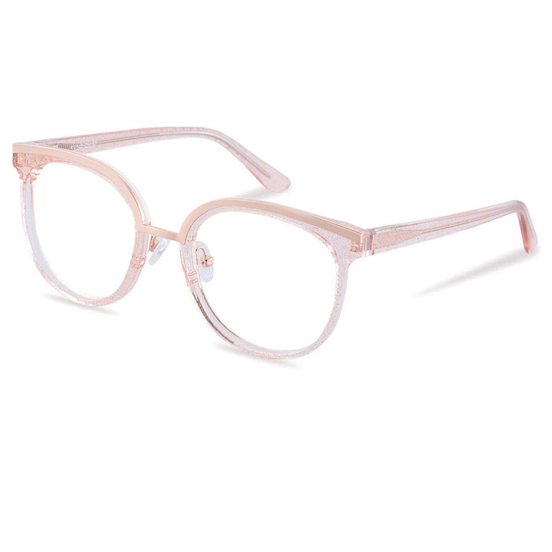 KunoQvist HEDDA Brillestel (Form: Rund - Farve: Guld)