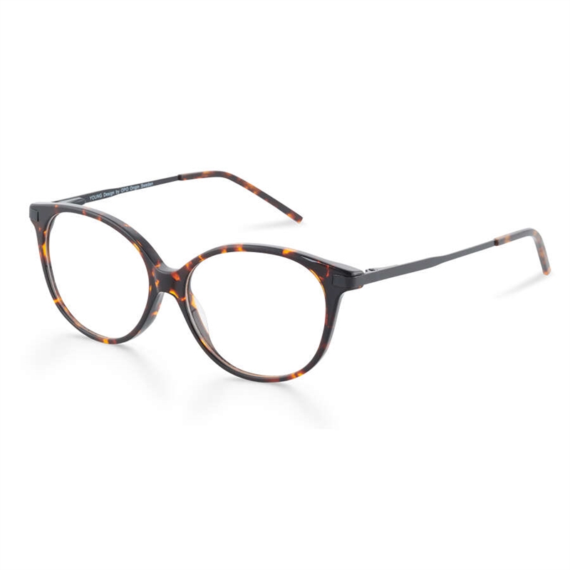 Young 1203 Brillestel (Form: Oval - Farve: Brun)