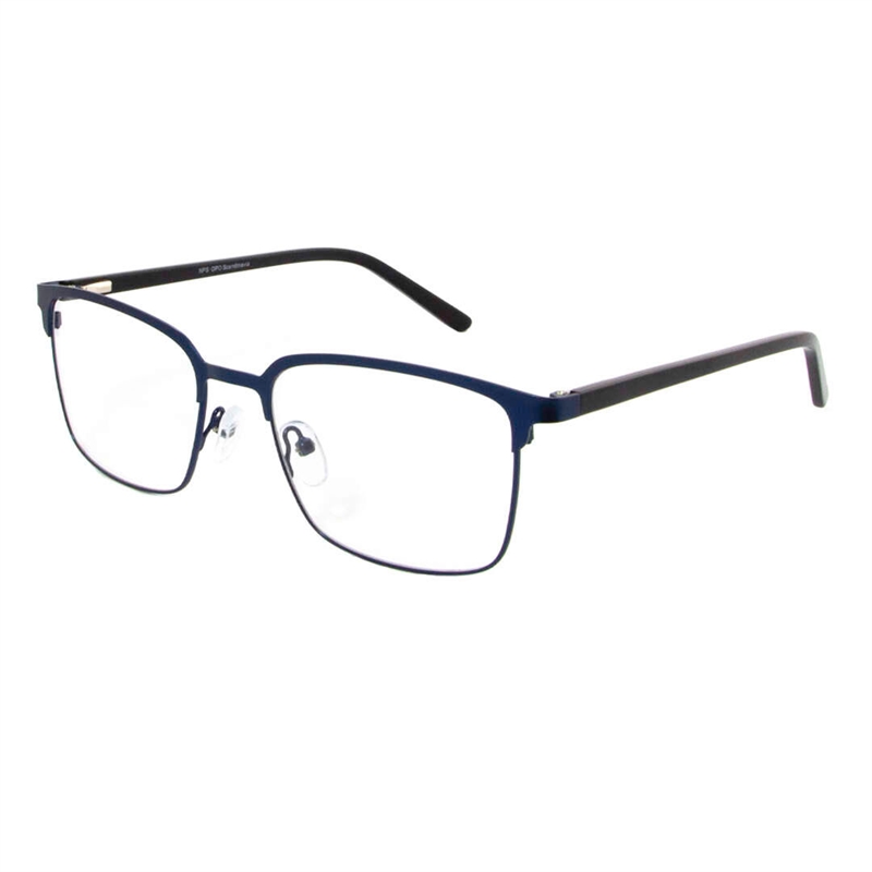 NPS 3192 Brillestel (Form: Firkantet - Farve: Blå)