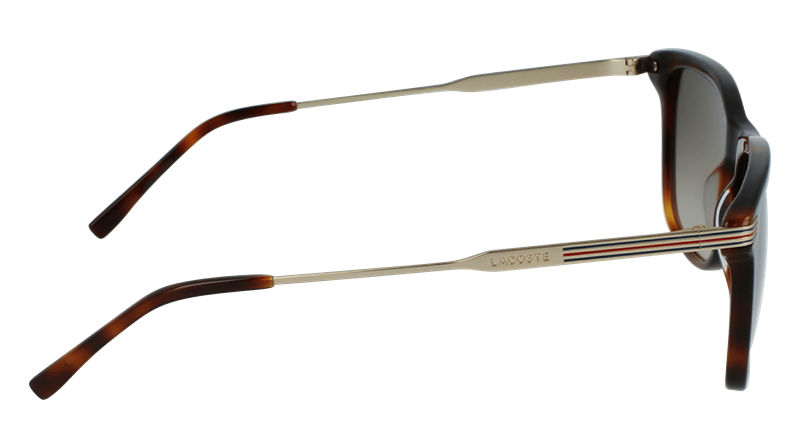 LACOSTE L960S Solbrille (Form: Firkantet - Farve: Havana)