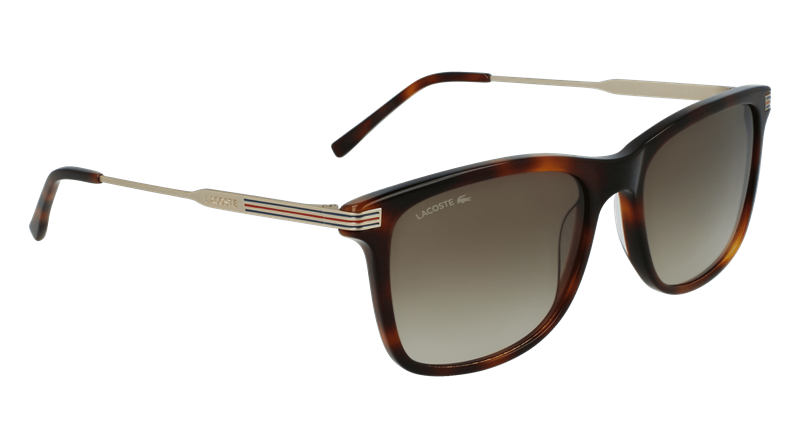 LACOSTE L960S Solbrille (Form: Firkantet - Farve: Havana)