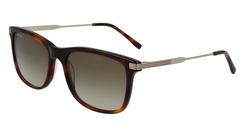 LACOSTE L960S Solbrille (Form: Firkantet - Farve: Havana)
