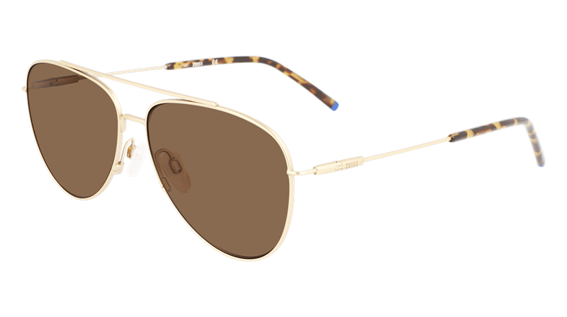 ZEISS ZS22107SP Solbrille (Form: Pilot - Farve: Guld)