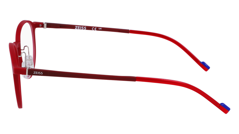 ZEISS ZS23540 Brillestel (Form: Rund - Farve: Rød)