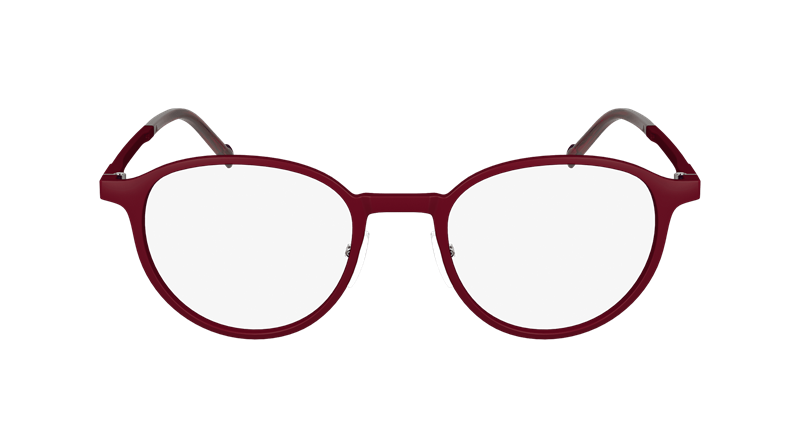 ZEISS ZS23540 Brillestel (Form: Rund - Farve: Rød)
