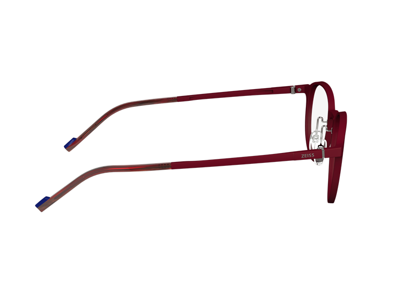 ZEISS ZS23540 Brillestel (Form: Rund - Farve: Rød)