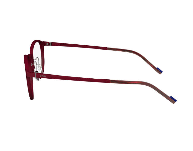 ZEISS ZS23540 Brillestel (Form: Rund - Farve: Rød)