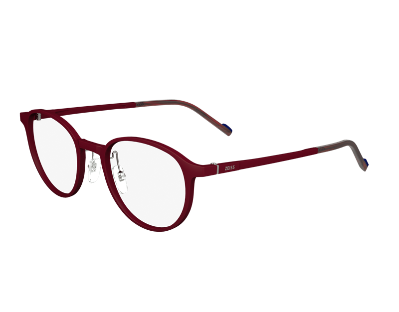 ZEISS ZS23540 Brillestel (Form: Rund - Farve: Rød)