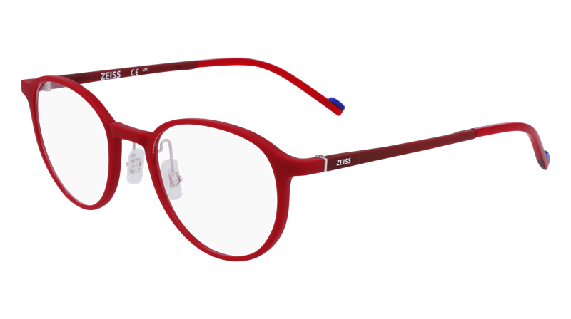 ZEISS ZS23540 Brillestel (Form: Rund - Farve: Rød)