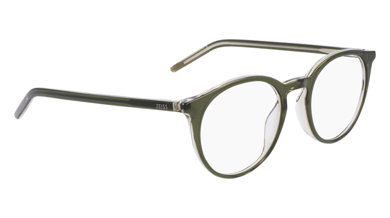 ZEISS ZS22501 Brillestel (Form: Rund - Farve: Grøn)