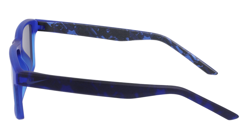 NIKE CHEER DZ7380 Solbrille (Form: Firkantet - Farve: Blå)