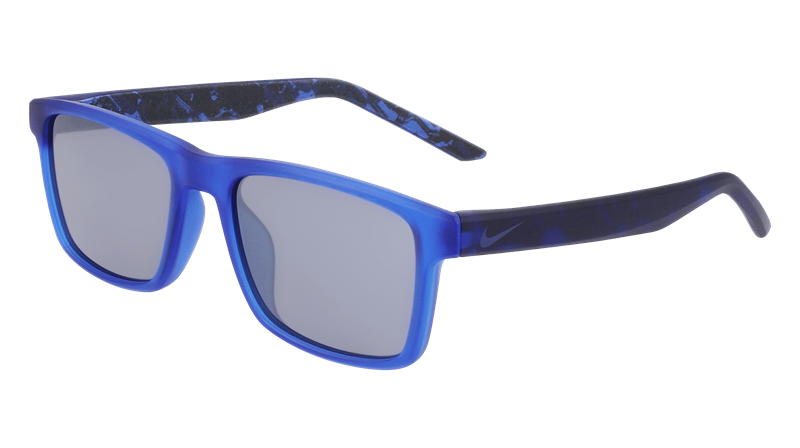 NIKE CHEER DZ7380 Solbrille (Form: Firkantet - Farve: Blå)