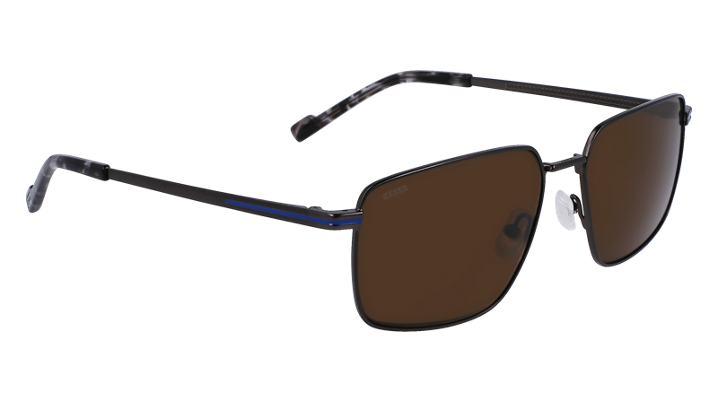 ZEISS ZS23124S Solbrille (Form: Firkantet - Farve: Sølv)
