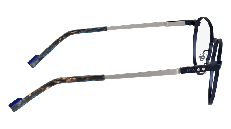 ZEISS ZS23142 Brillestel (Form: Rund - Farve: Blå)