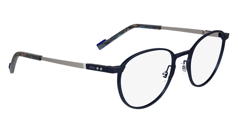 ZEISS ZS23142 Brillestel (Form: Rund - Farve: Blå)