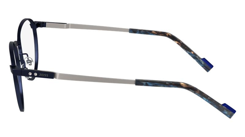 ZEISS ZS23142 Brillestel (Form: Rund - Farve: Blå)