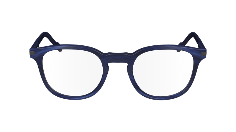 ZEISS ZS23537 Brillestel (Form: Rund - Farve: Blå)