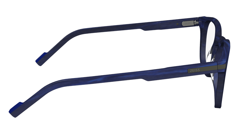 ZEISS ZS23537 Brillestel (Form: Rund - Farve: Blå)