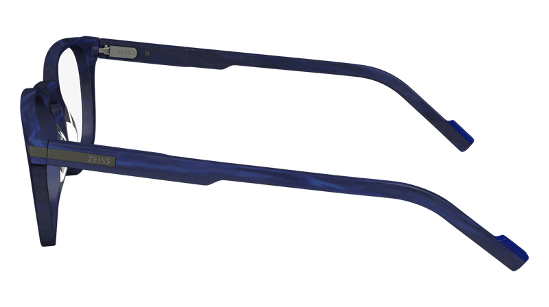 ZEISS ZS23537 Brillestel (Form: Rund - Farve: Blå)
