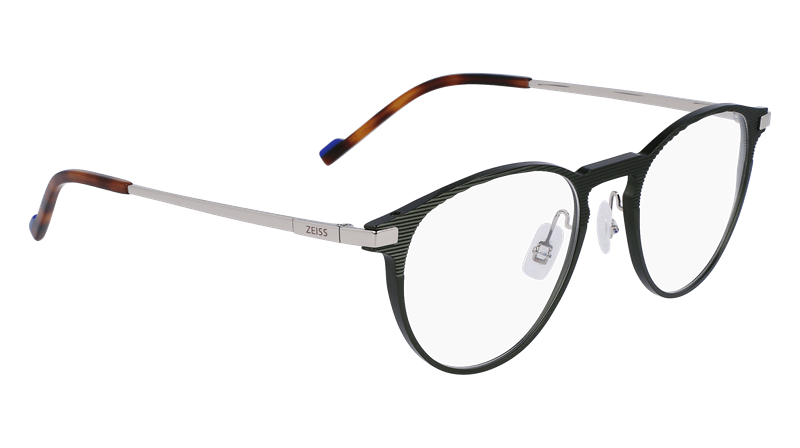 ZEISS ZS23128 Brillestel (Form: Rund - Farve: Grøn)