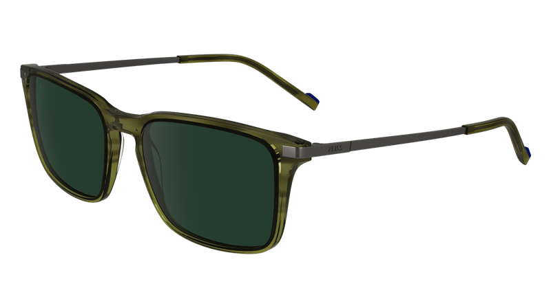 ZEISS ZS24720SLP Solbrille (Form: Firkantet - Farve: Grøn)