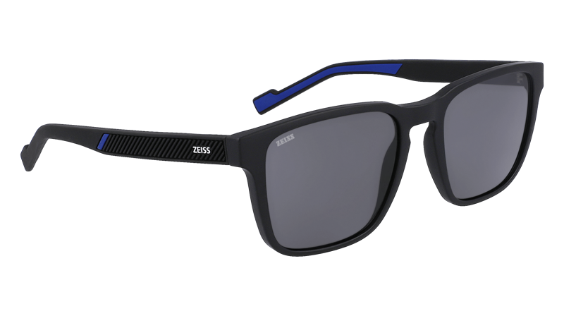 ZEISS ZS22520SLP Solbrille (Form: Firkantet - Farve: Sort)