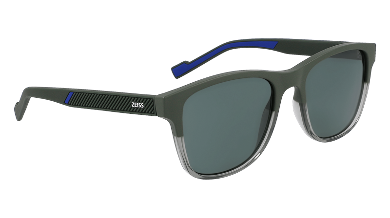ZEISS ZS22521SLP Solbrille (Form: Firkantet - Farve: Grøn)
