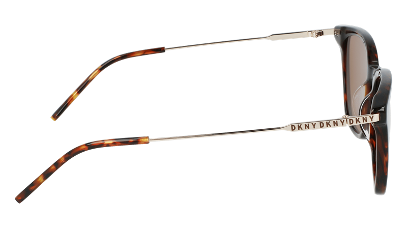 DKNY DK708S Solbrille (Form: Panto - Farve: Brun)