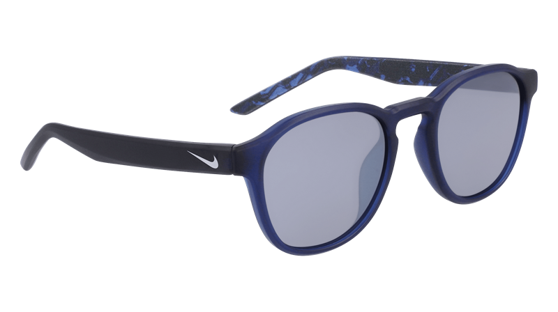 NIKE SMASH DZ7382 Solbrille (Form: Rund - Farve: Blå)