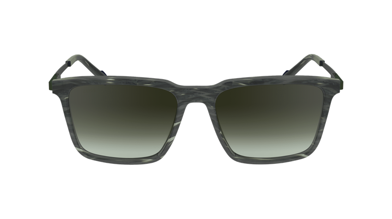 ZEISS ZS23716S Solbrille (Form: Firkantet - Farve: Grøn)