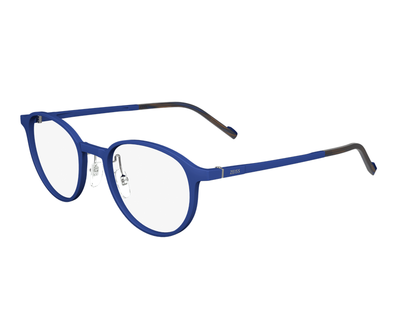 ZEISS ZS23540 Brillestel (Form: Rund - Farve: Blå)
