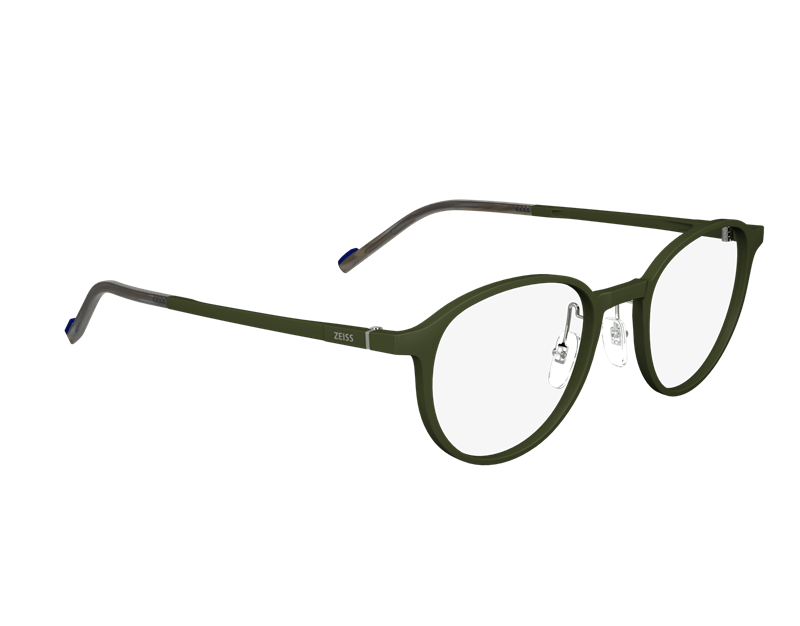ZEISS ZS23540 Brillestel (Form: Rund - Farve: Grøn)