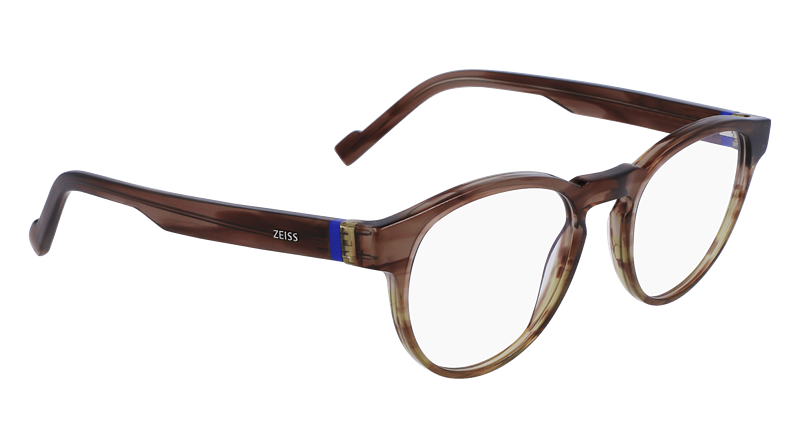 ZEISS ZS23535 Brillestel (Form: Rund - Farve: Brun)