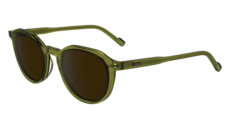 ZEISS ZS24543S Solbrille (Form: Rund - Farve: Grøn)