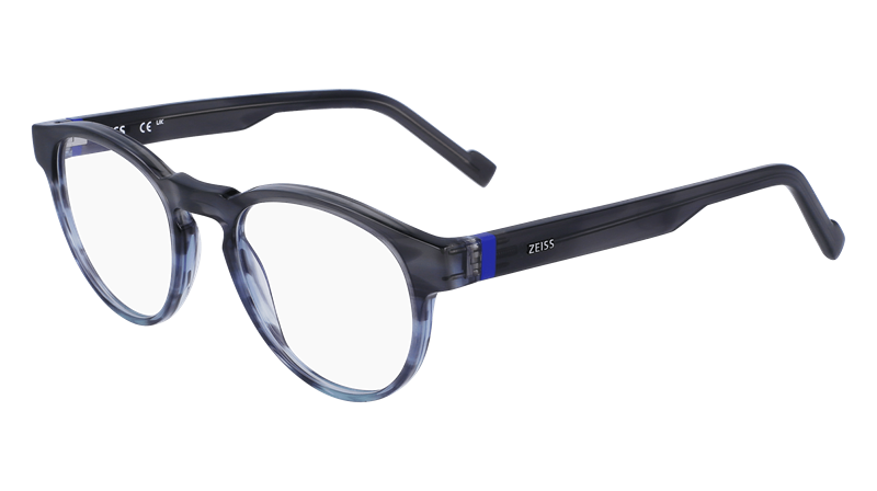 ZEISS ZS23535 Brillestel (Form: Rund - Farve: Blå)