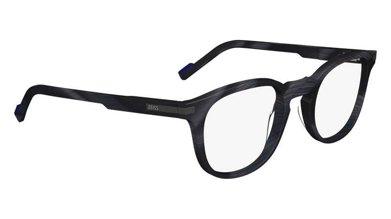 ZEISS ZS23537 Brillestel (Form: Rund - Farve: Grå)