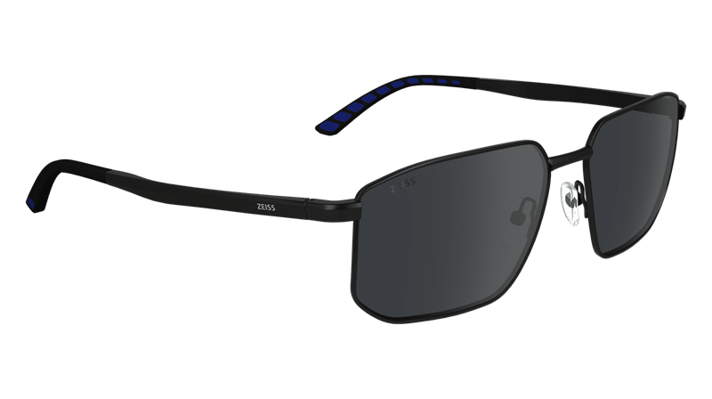 ZEISS ZS23139SP Solbrille (Form: Firkantet - Farve: Sort)
