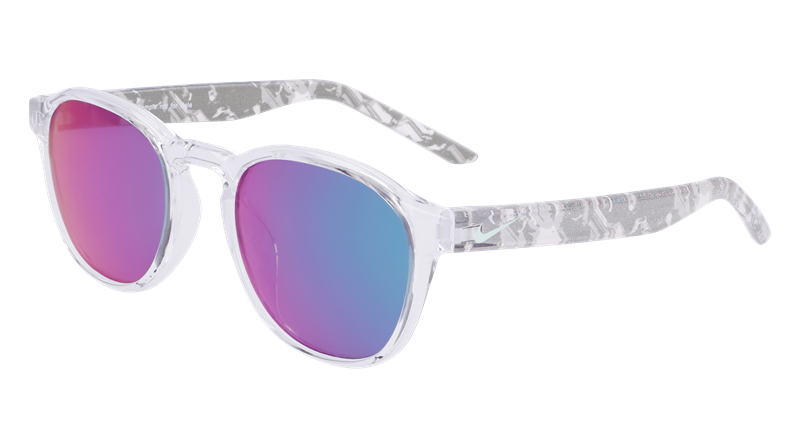 NIKE SMASH M DZ7383 Solbrille (Form: Rund - Farve: Transparent)