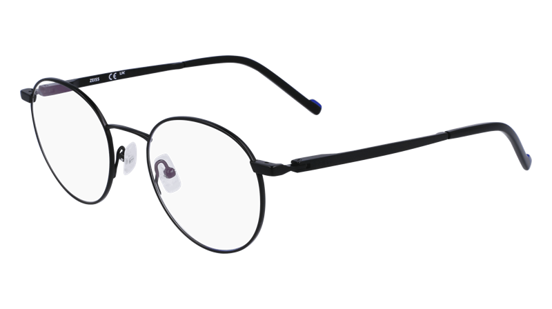 ZEISS ZS23141 Brillestel (Form: Rund - Farve: Sort)