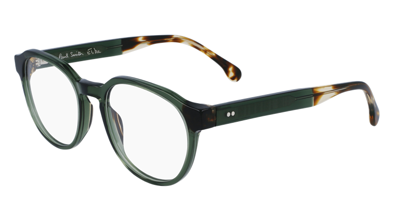 PAUL SMITH PSOP06450 ELBA Brillestel (Form: Rund - Farve: Grøn)