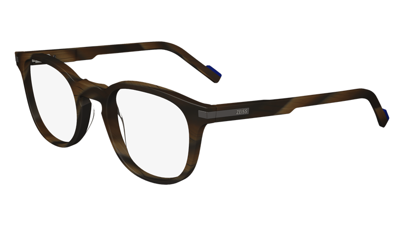 ZEISS ZS23537 Brillestel (Form: Rund - Farve: Brun)