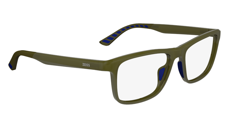 ZEISS ZS23538 Brillestel (Form: Firkantet - Farve: Grøn)