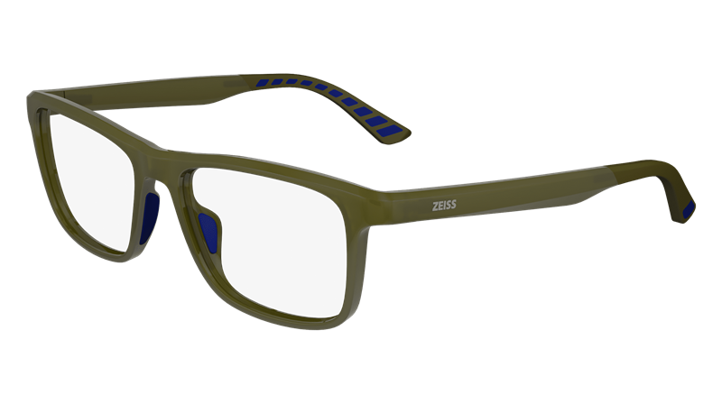 ZEISS ZS23538 Brillestel (Form: Firkantet - Farve: Grøn)