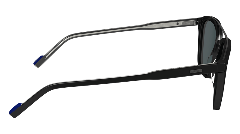 ZEISS ZS24544S Solbrille (Form: Firkantet - Farve: Sort)