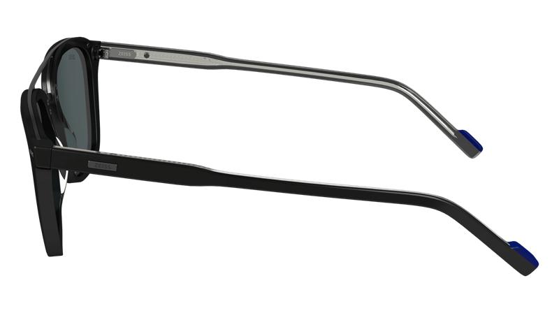 ZEISS ZS24544S Solbrille (Form: Firkantet - Farve: Sort)