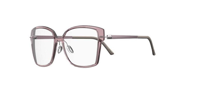 Silhouette Infinity View Brillestel (Form: Firkantet - Farve: Pink)