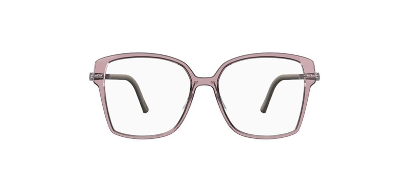 Silhouette Infinity View Brillestel (Form: Firkantet - Farve: Pink)