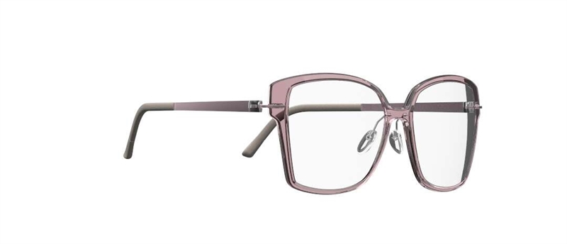 Silhouette Infinity View Brillestel (Form: Firkantet - Farve: Pink)